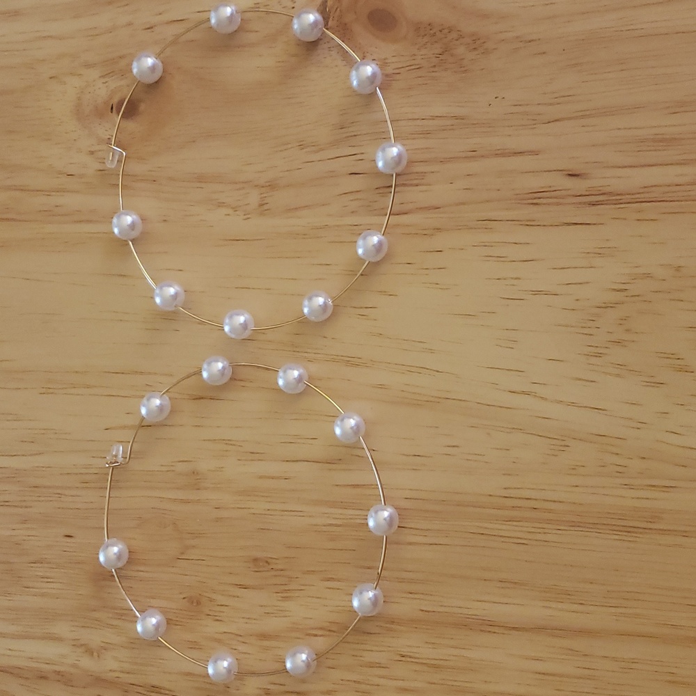 New Pearl Hoops